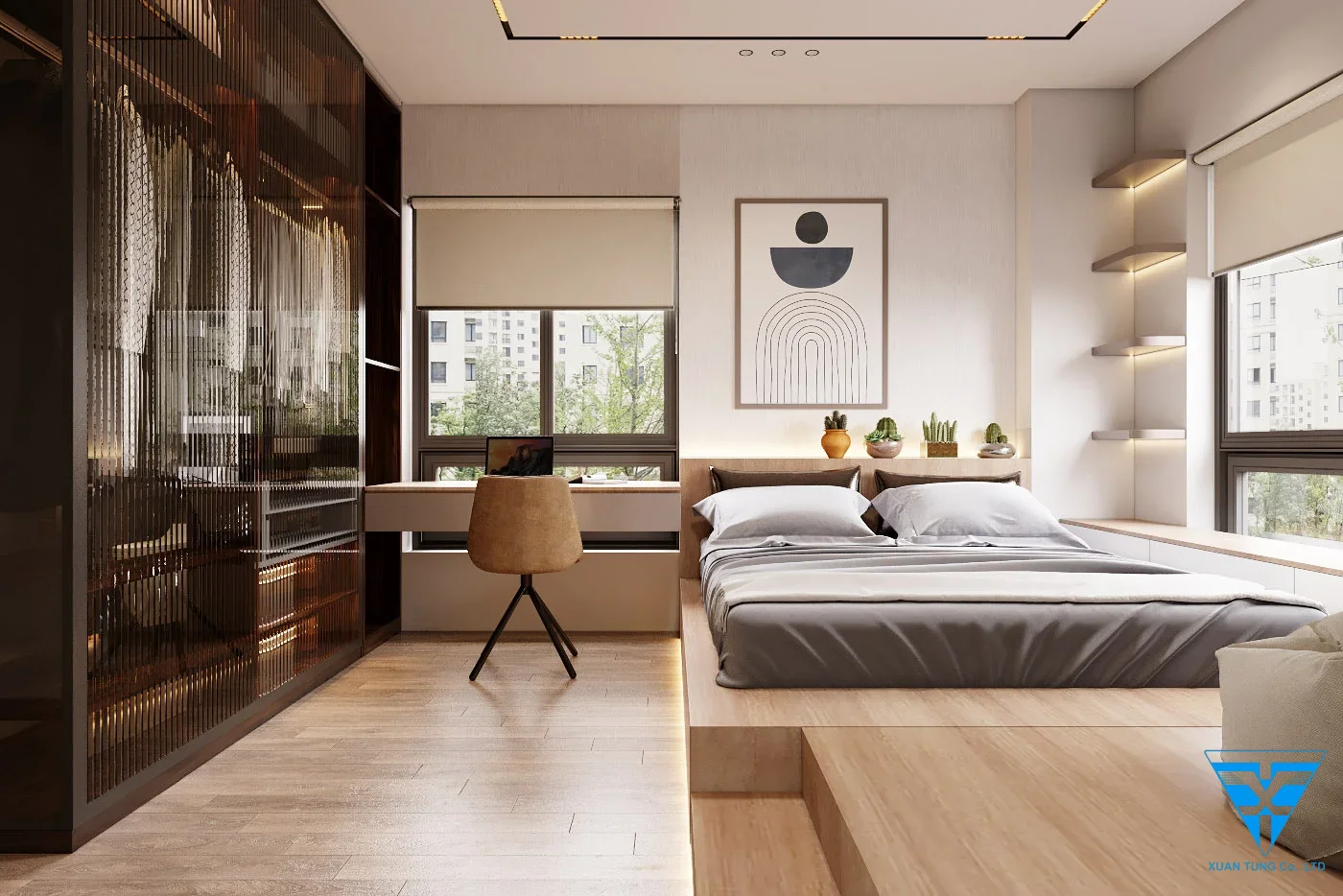 bố trí nội thất phòng ngủ